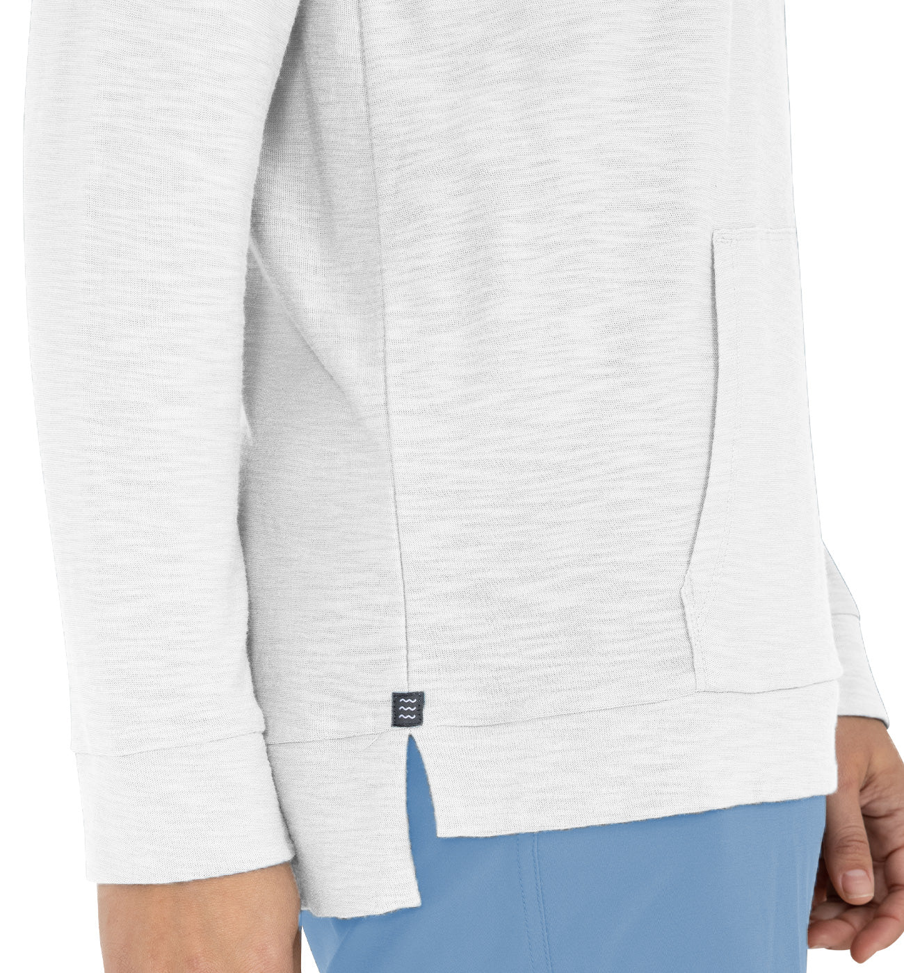 Free Fly Women's Bamboo Slub Hoodie - Sea Salt