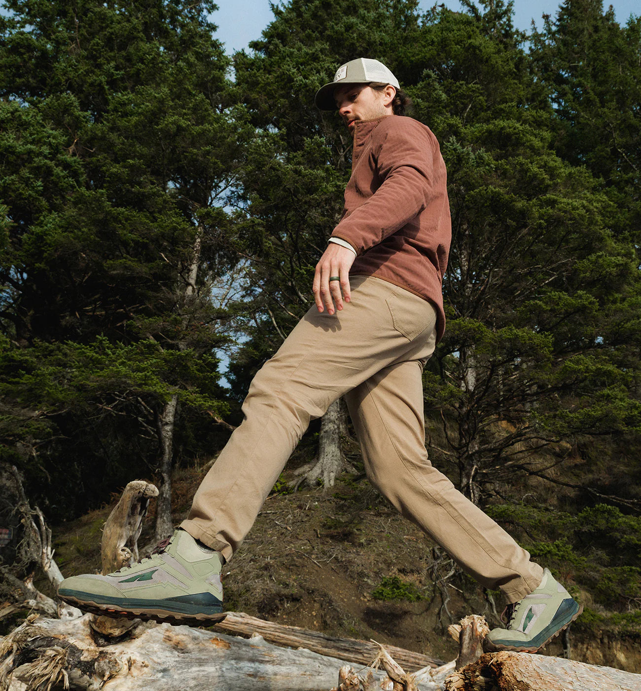 Free Fly Men's Stretch Canvas 5 Pocket Pant - Smokey Olive