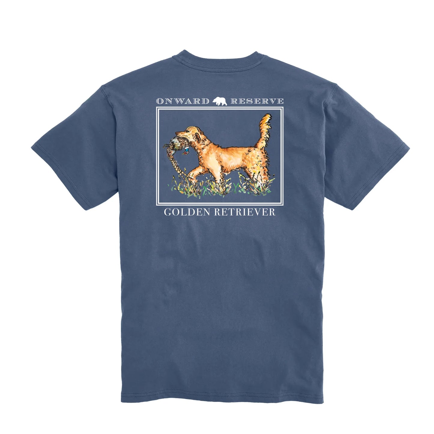 Onward Reserve Youth Golden Retriever Tee - Washed Blue