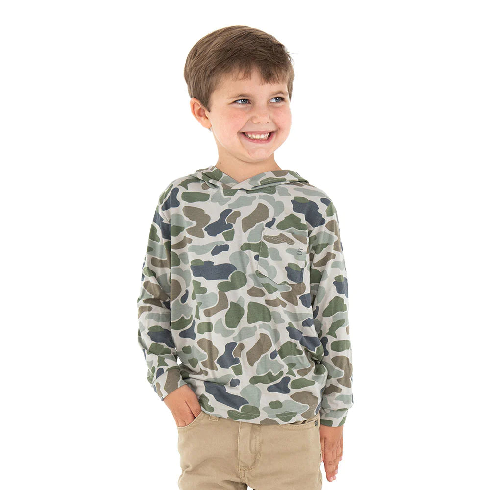 Free Fly Toddler Bamboo Crossover Hoodie - Camo