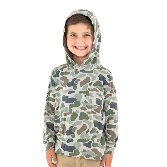 Free Fly Toddler Bamboo Crossover Hoodie - Camo