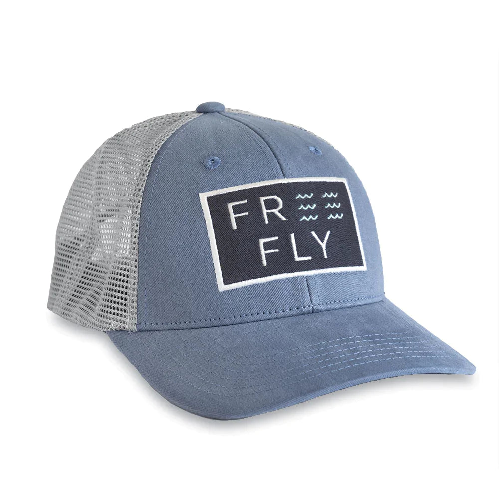 Free Fly Wave Snapback - Blue Fog