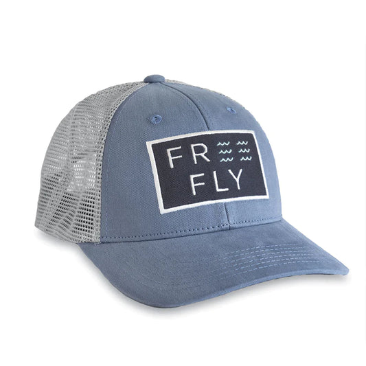Free Fly Wave Snapback - Blue Fog