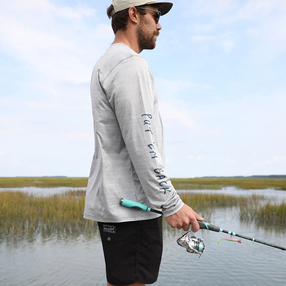 Toadfish Technical Performance Long Sleeve - Heather Grey