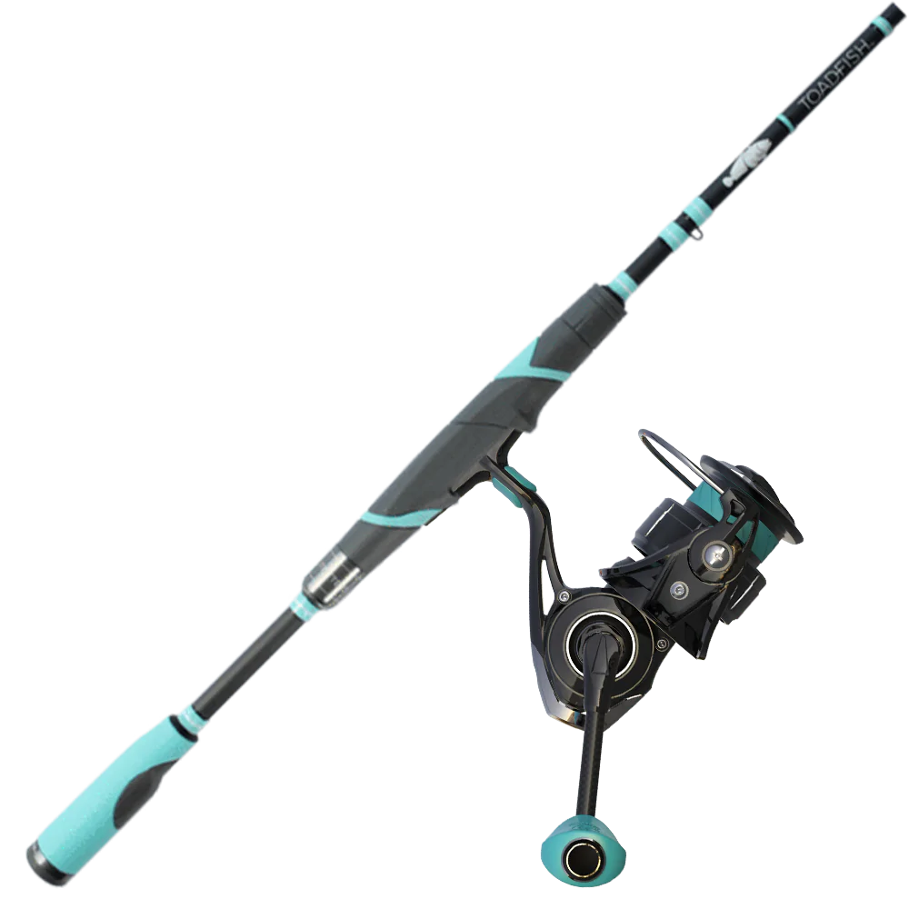 Toadfish Rod & Reel Spinning Combo - 7'2" M-Moderate Fast (2-Piece)