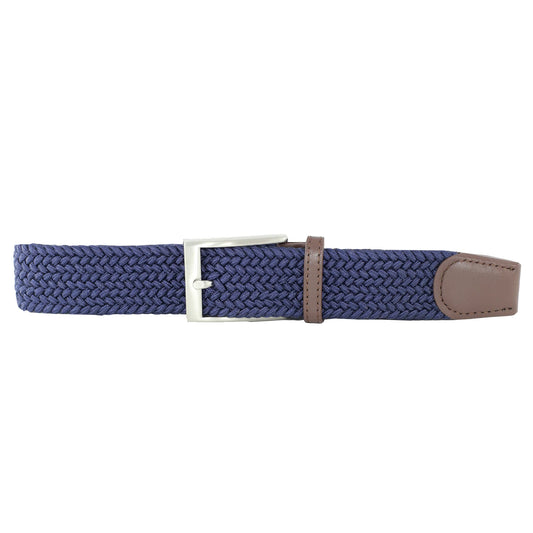 Dibi Elastic Braided Belt - Dark Navy