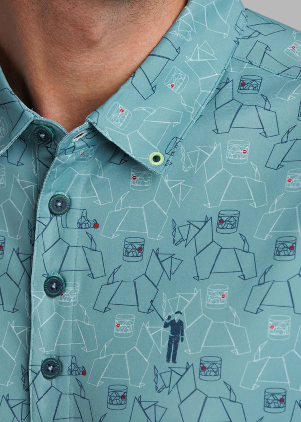 William Murray SCOTCH BLEND POLO - Glacier