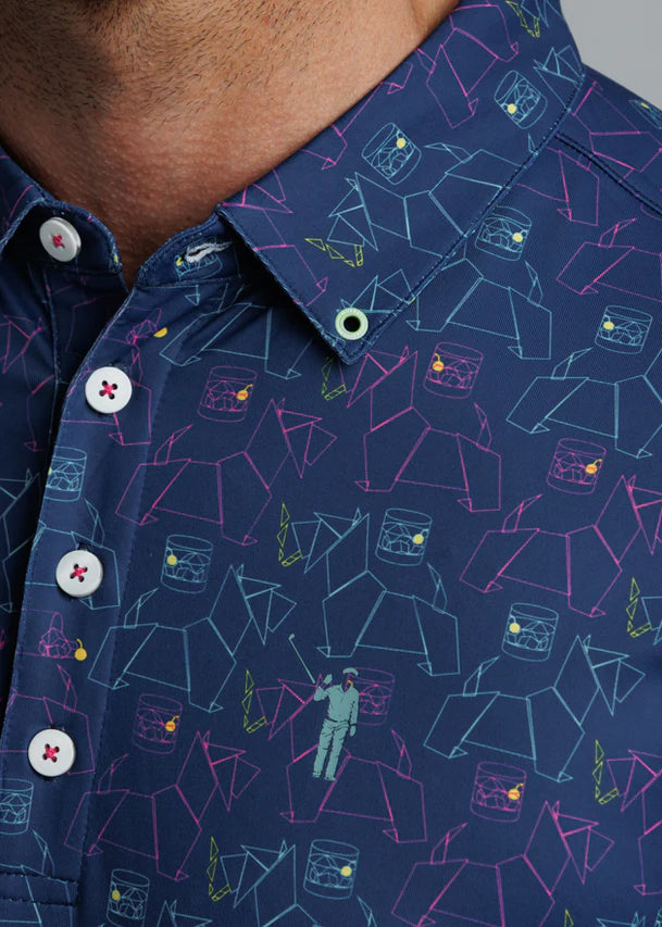 William Murray SCOTCH BLEND POLO - Navy