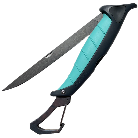 Toad Fish 7'' Stowaway Folding Fillet Knife - Teal