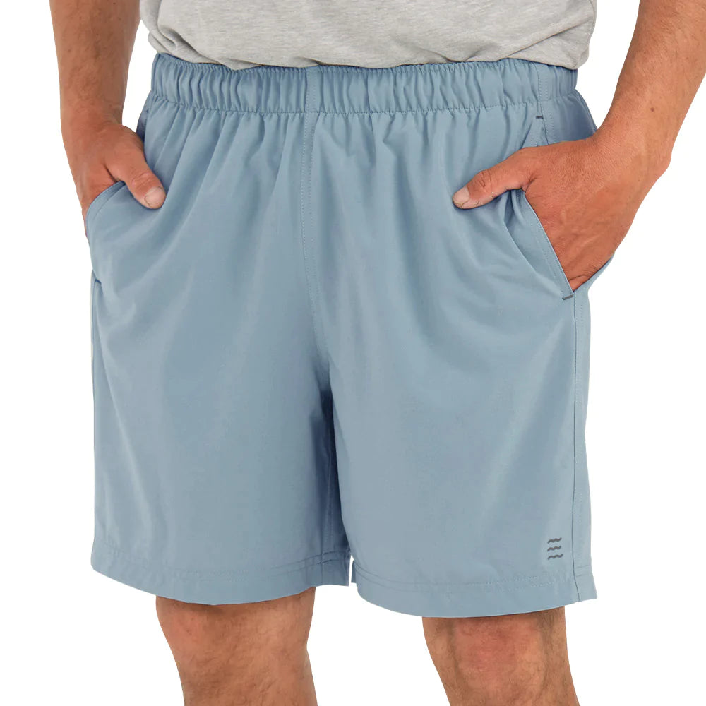 Free Fly Men's Breeze Short – 6" - Blue Fog