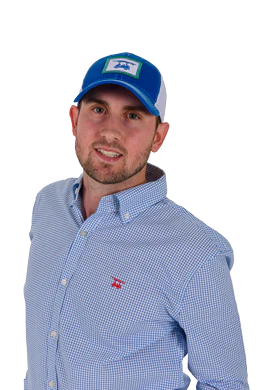 Bald Head Blues Trucker Hat - Blue