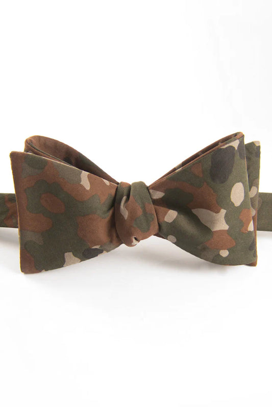 DIBI Forest Soft Camo Self Tie Bow Tie