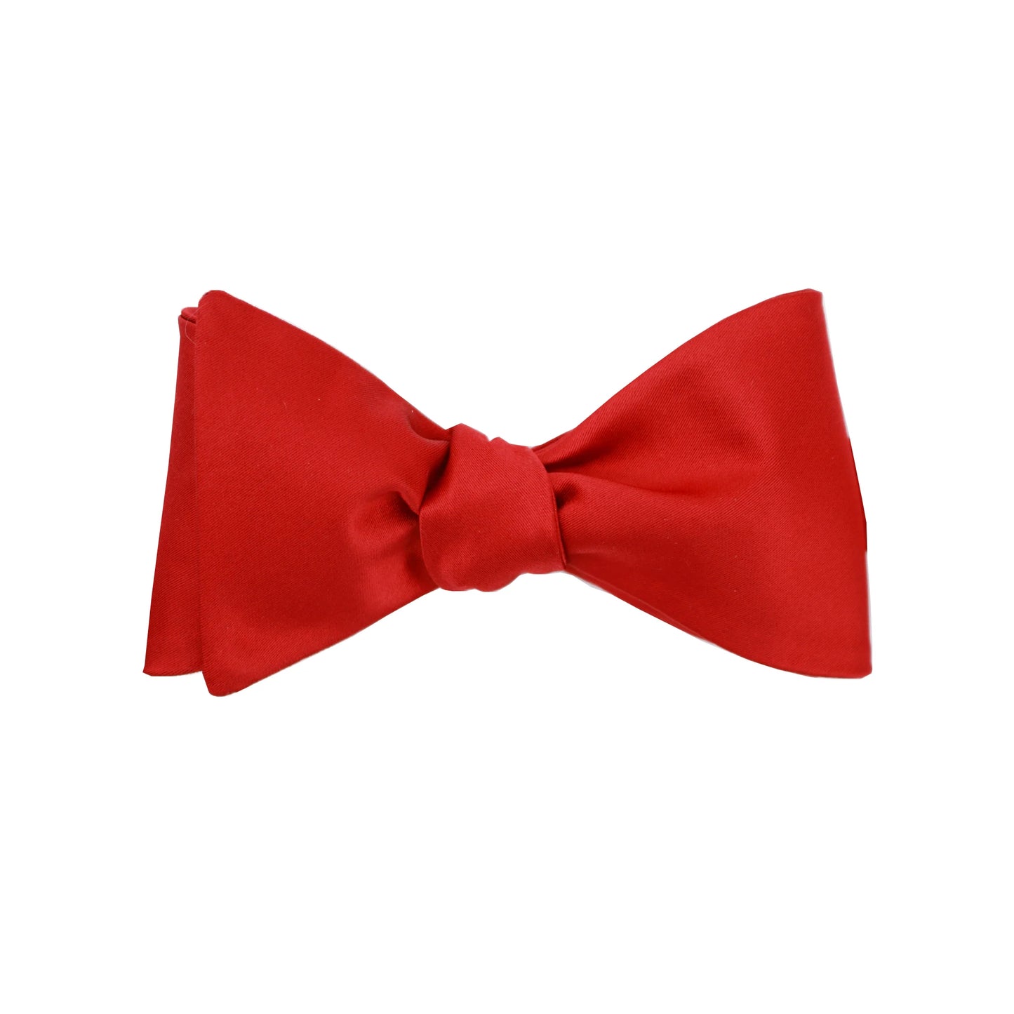 DIBI Red Satin Self Tie Bow Tie