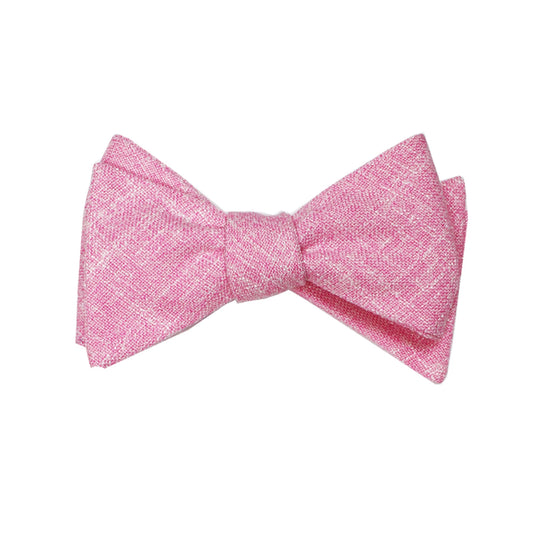 DIBI Heather Pink Self Tie Bow Tie