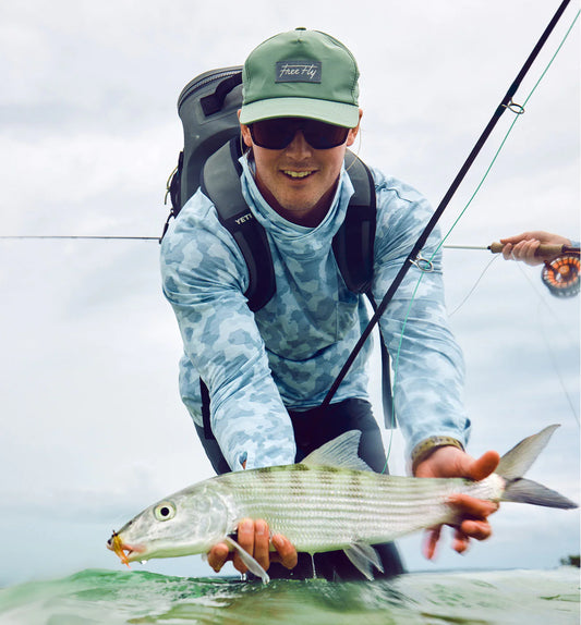 Free Fly Men's Bamboo Lightweight Hoodie - Tidewater Camo