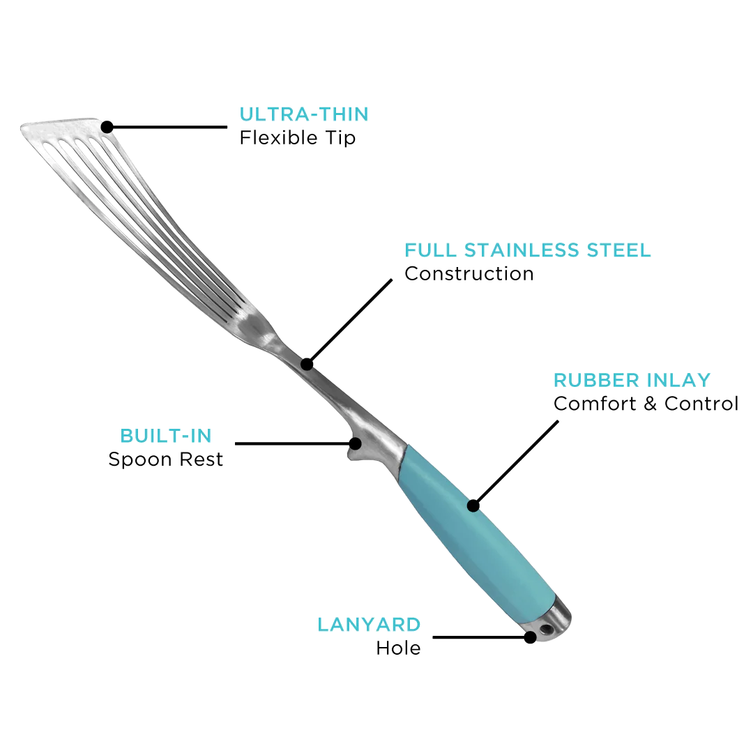 Toadfish Ultimate Fish Spatula Stainless Steel