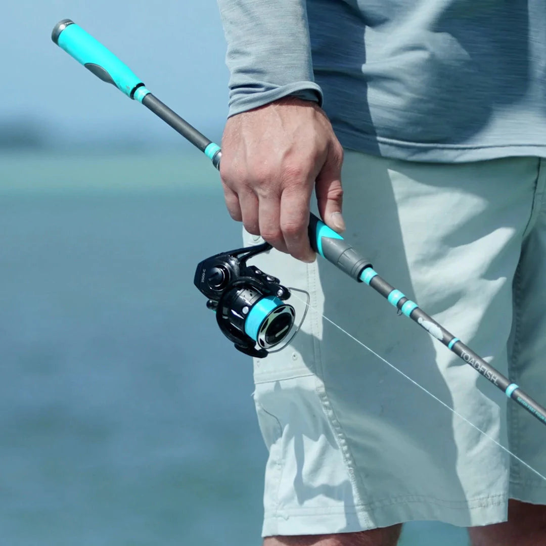 Toadfish Rod & Reel Spinning Combo - 7'2" M-Moderate Fast (2-Piece)