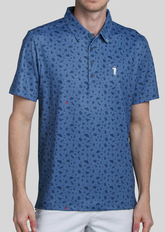 William Murray BUGGIN' OUT POLO - Blue