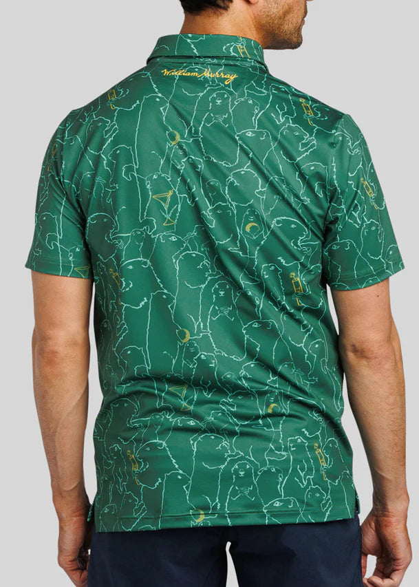 William Murray GOPHER ALL OVER POLO - Green