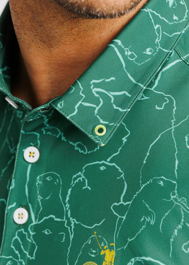 William Murray GOPHER ALL OVER POLO - Green