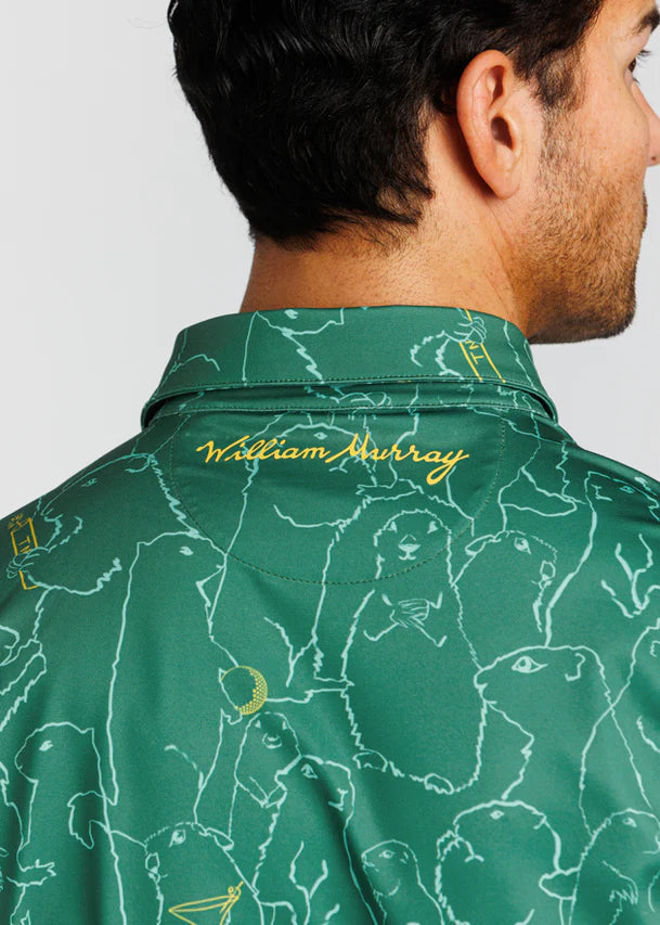 William Murray GOPHER ALL OVER POLO - Green