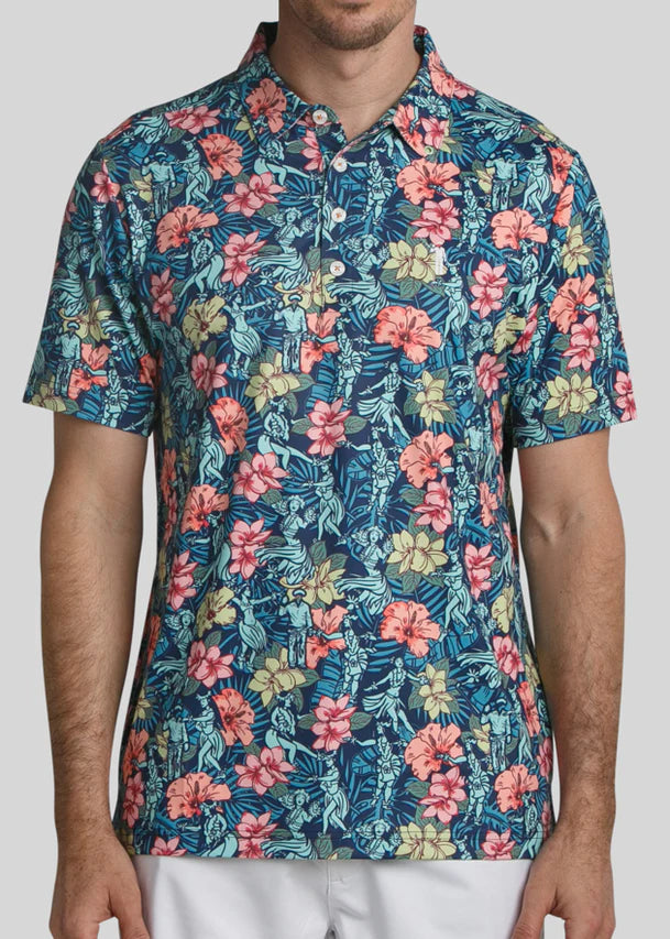 William Murray HULA PALOOZA POLO - Navy