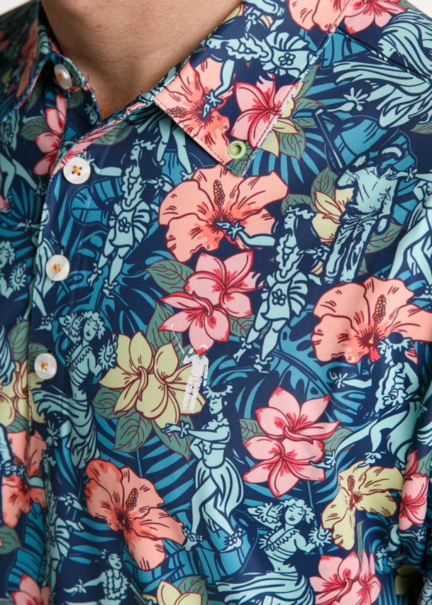 William Murray HULA PALOOZA POLO - Navy
