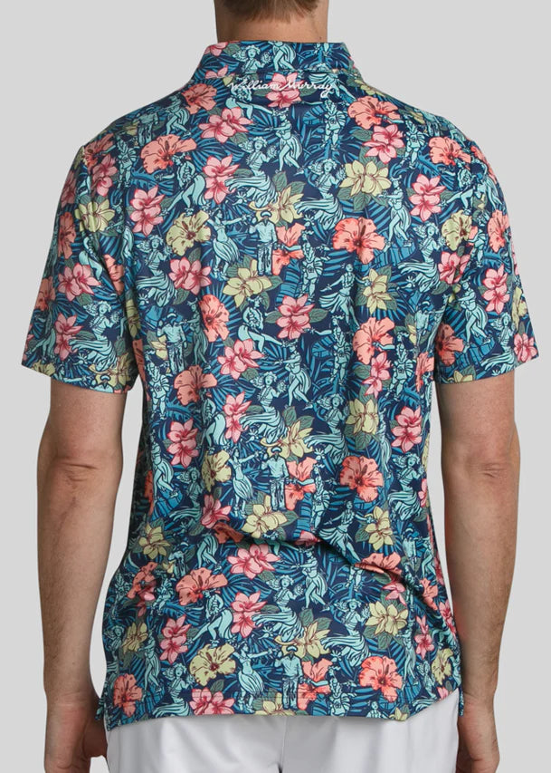 William Murray HULA PALOOZA POLO - Navy