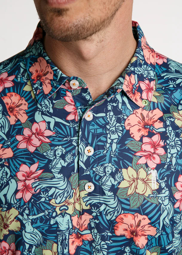 William Murray HULA PALOOZA POLO - Navy