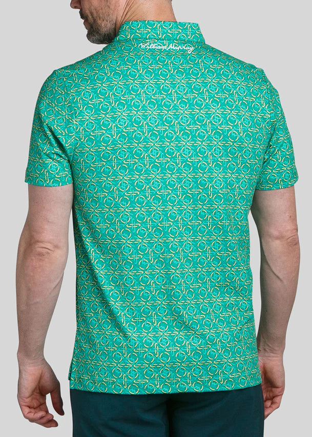 William Murray KNOTTY BY NATURE POLO - Seafoam