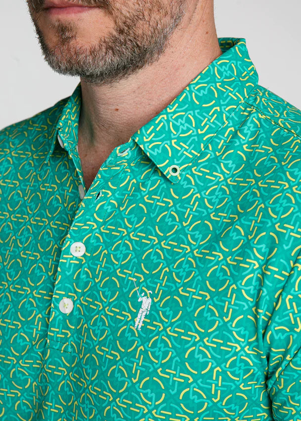 William Murray KNOTTY BY NATURE POLO - Seafoam