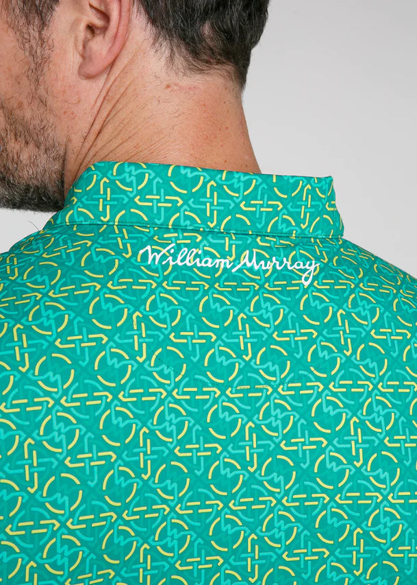 William Murray KNOTTY BY NATURE POLO - Seafoam