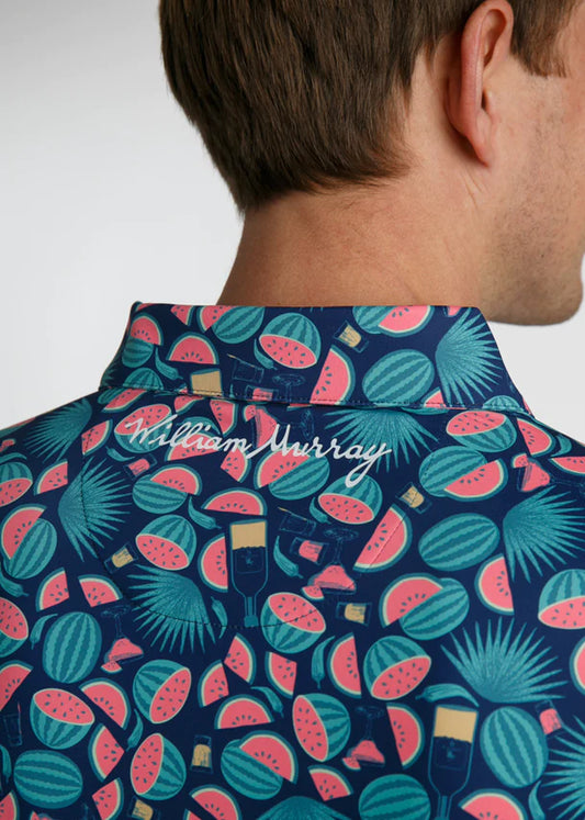 William Murray Albatross Polo - Solid Medieval - Navy