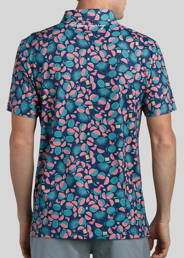 William Murray Albatross Polo - Solid Medieval - Navy