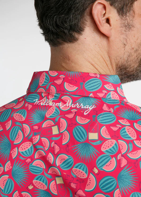 William Murray SEED SPITTERS POLO - Watermelon