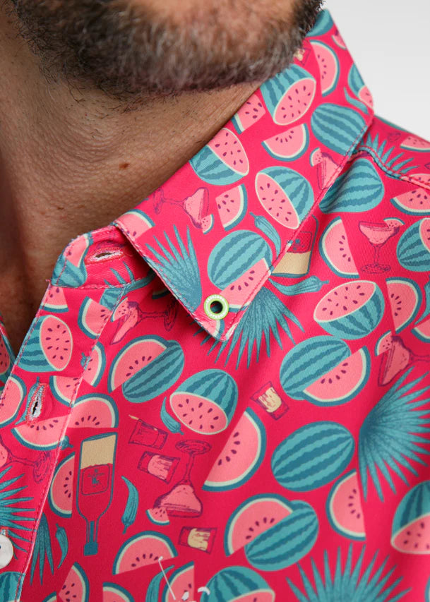 William Murray SEED SPITTERS POLO - Watermelon