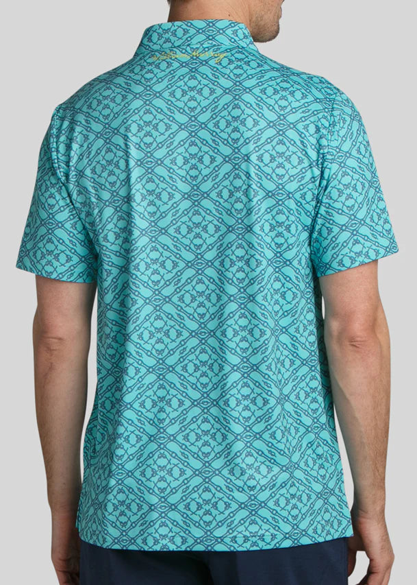 William Murray TIE ONE ON POLO - Turquoise