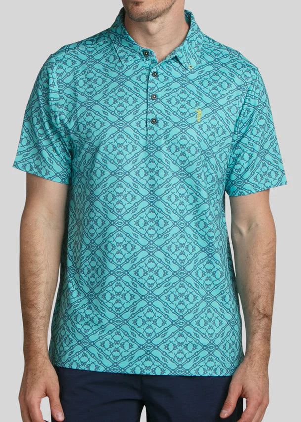 William Murray TIE ONE ON POLO - Turquoise
