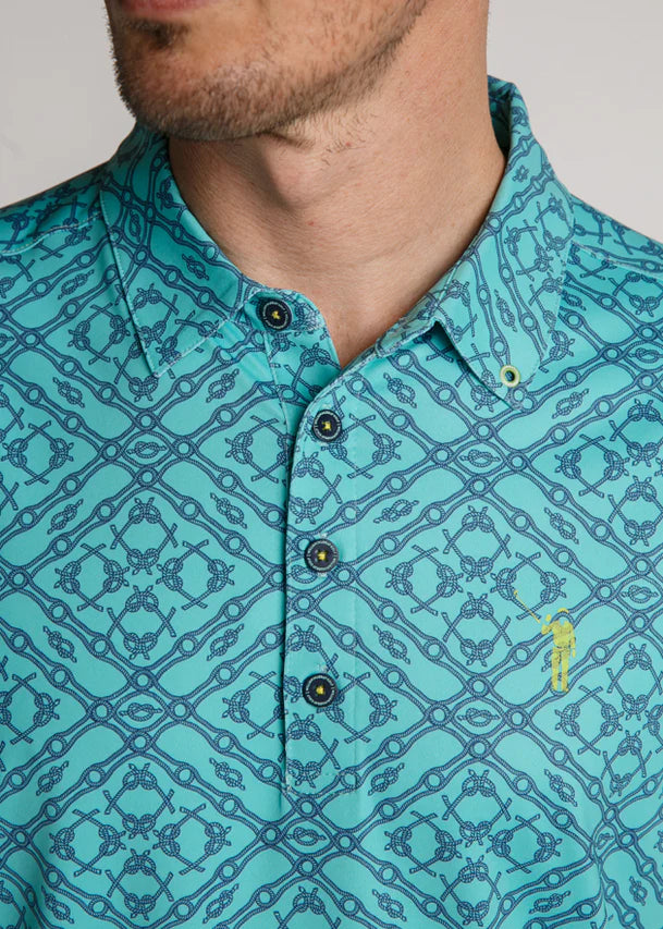William Murray TIE ONE ON POLO - Turquoise