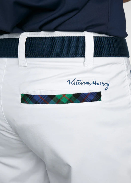 William Murray MURRAY CLASSIC SHORTS - White