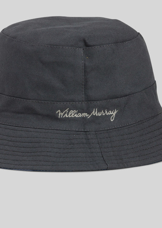 William Murray CAMO CARL REVERSIBLE BUCKET HAT - Black