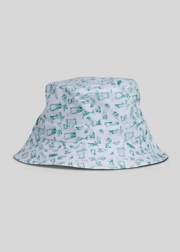 William Murray MINTY FRESH CARL BUCKET HAT - White