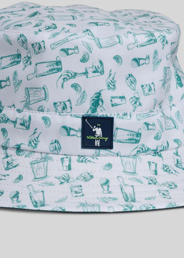 William Murray MINTY FRESH CARL BUCKET HAT - White