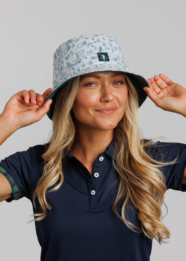 William Murray MINTY FRESH CARL BUCKET HAT - White