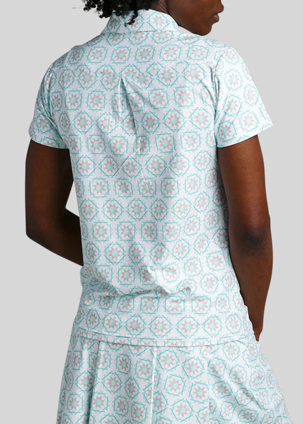 William Murray SANDY TILES POLO - White