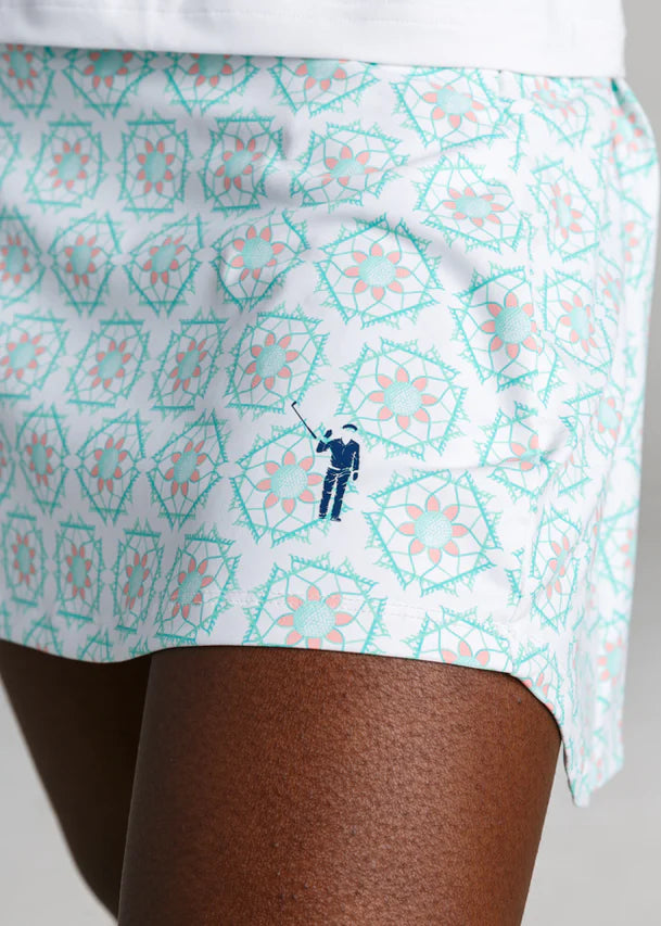 William Murray SANDY TILES LOUISE SKIRT 14in  - White