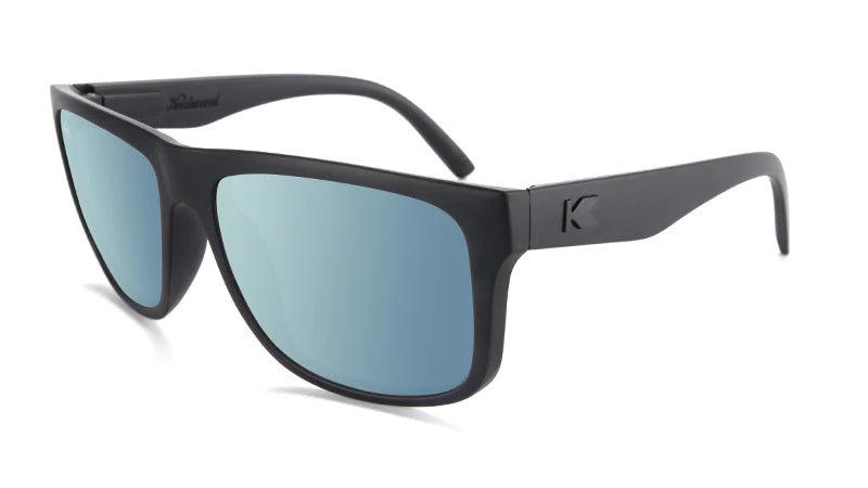 Knockaround Torrey Pines MATTE BLACK ON BLACK / SKY BLUE
