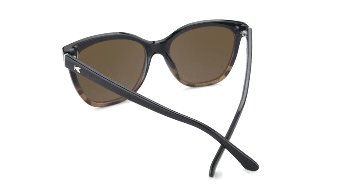 Knockaround - Deja Views - GLOSSY BLACK & BLONDE TORTOISE SHELL FADE/Amber