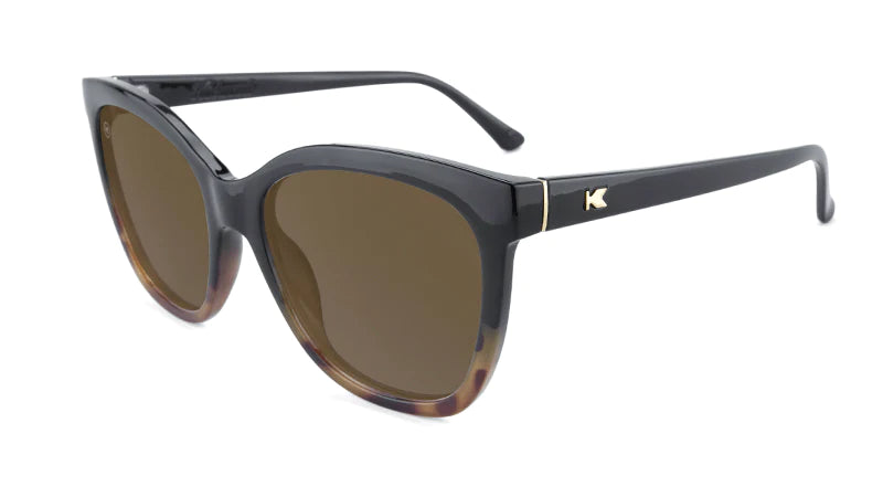 Knockaround - Deja Views - GLOSSY BLACK & BLONDE TORTOISE SHELL FADE/Amber