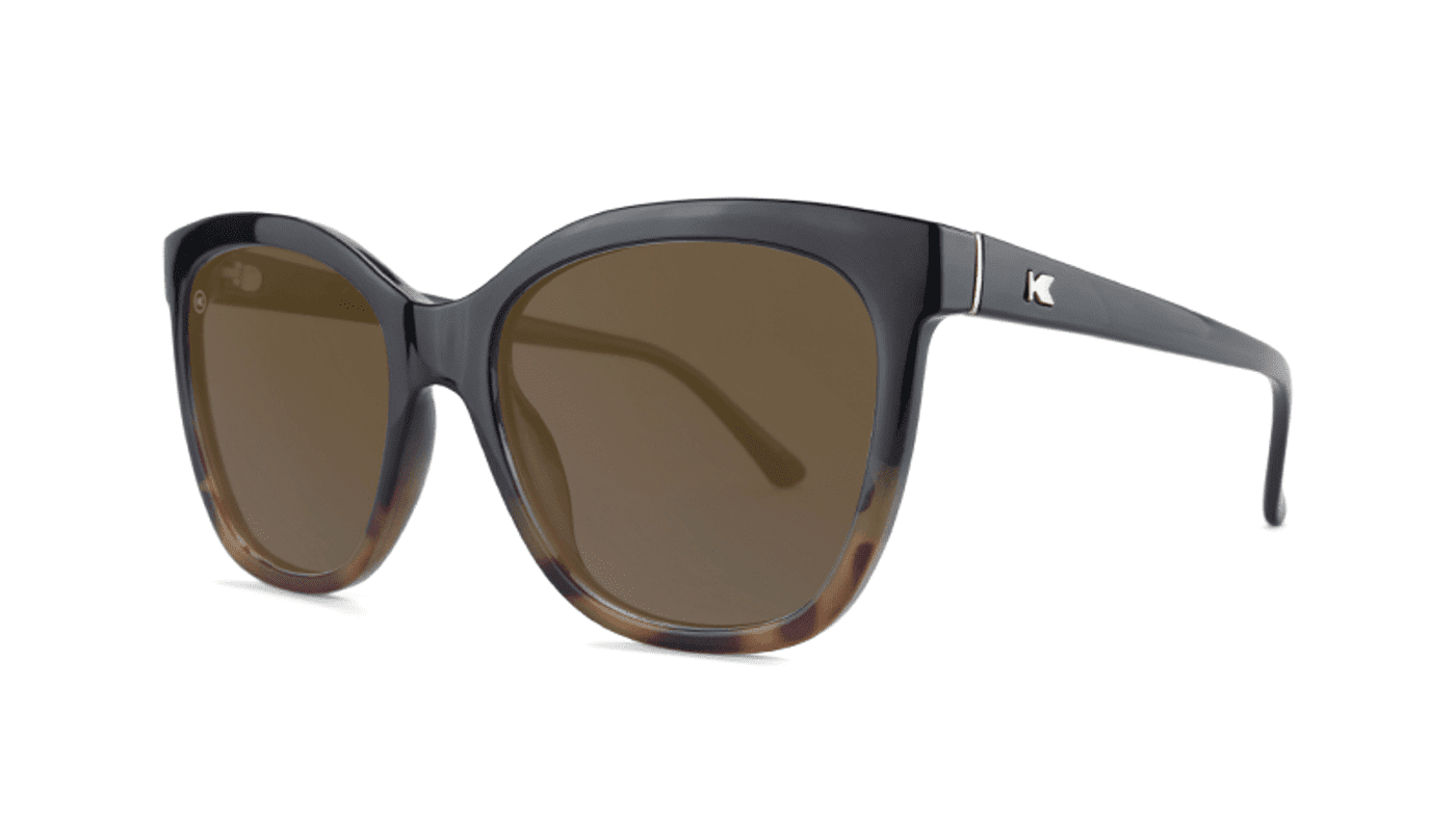 Knockaround - Deja Views - GLOSSY BLACK & BLONDE TORTOISE SHELL FADE/Amber